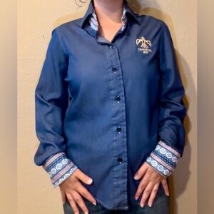 Thunderbird Brand Button Down Shirt
